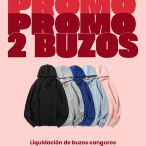 Promo 2 buzos con capucha